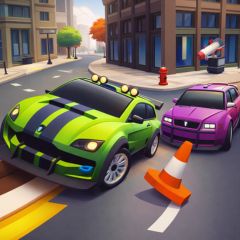 2 Player Battle Car Racing