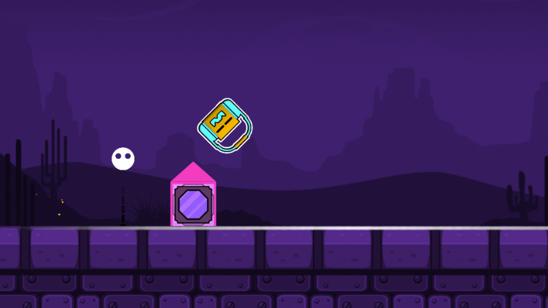 Jump over spikes on Another Drink Dash