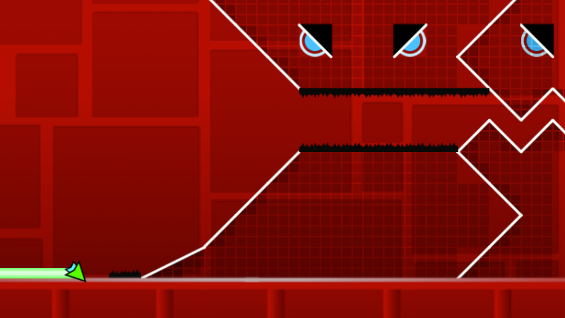 The initial interface of Geometry Dash Grief.