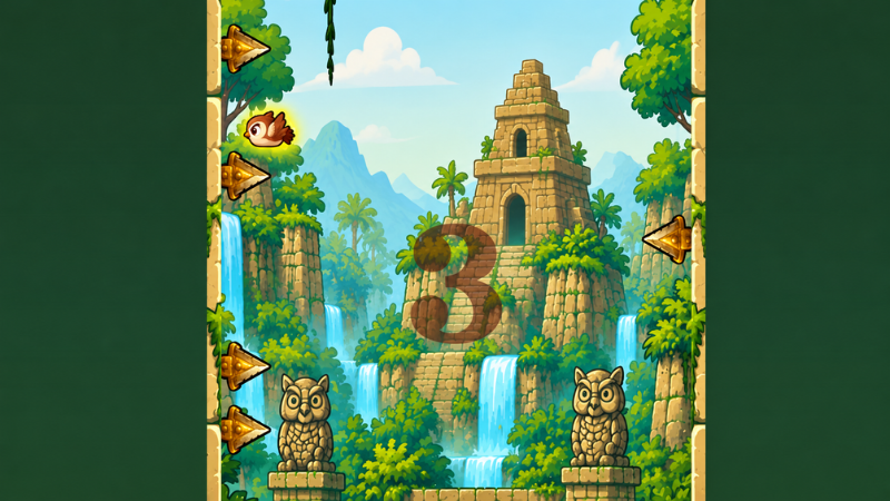 Avoid spikes to survive in Spike Escape.